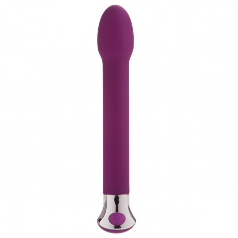 Фиолетовый вибратор Risqué® 10-Function Tulip - 17 см.