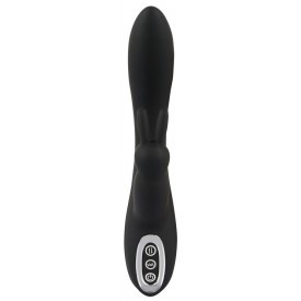 Черный тройной вибратор Triple G-Spot Vibrator - 20,8 см.